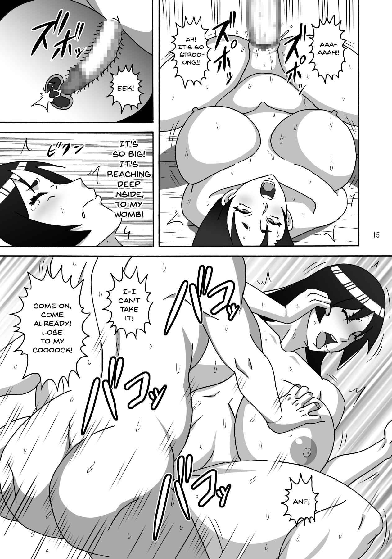 Hentai Manga Comic-There's No Way Mom Would Lose To a Cock!-Read-16